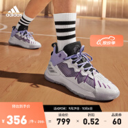 adidas阿迪达斯官方罗斯Son of Chi男子签名版专业篮球鞋GX2933 浅紫/灰白 48(295mm)