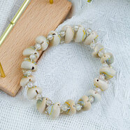 卫亮天然海螺贝壳手链项链手工海洋首饰品儿童手串地摊工艺品男女礼物 手链1号