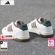 阿迪达斯 （adidas）官方板鞋男鞋 2025夏季新款运动鞋低帮透气休闲鞋耐磨轻便小白鞋 白绿/时尚板鞋/晒图退10 43 （内长265mm）