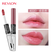 露华浓（Revlon）持久锁色双头唇彩口红不掉色不沾杯唇蜜唇釉女士化妆品女彩妆美妆 220#桑椹色