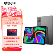 联想（Lenovo）小新Pad2024 11英寸平板学习机  丰富学习资源 高刷护眼 杜比全景声8+128G灰WIFI【钢化膜套装】