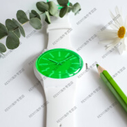 斯沃琪（Swatch）【官方店旗舰】手表瑞士石英女表白色时尚男表学生白领天蓝 SUOW166