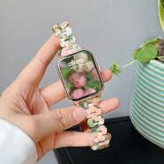 HKMW华为机HUAWEl适用2025新款小众风智能手表女多功能健康检测通话支付运动减脂手表女 海贝-粉绿【接打电话丨离线支付丨运动记录丨健康检测