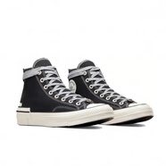 匡威（Converse）经典翻毛皮秋季一星低帮滑板运动鞋163245c163757c官方旗舰 黑色A07982c 现货 42