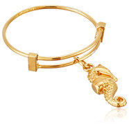 Alex and aniAlex and Ani 海马魅力戒指, 金属 金色 均码