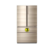 适用于海尔冰箱密封条门封胶条 十字对开 BCD-728WDCA 密封圈 门吸 中抽屉门封条