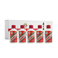 茅台（MOUTAI） 飞天 酱香型白酒 53度 50ml *5 白色条盒装