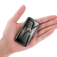 索野K99迷你手机 智能全网通4g 小屏触控超薄  超小 热点 袖珍手机学生王者小型考试小手机 黑色3+32全网通4g 标准版
