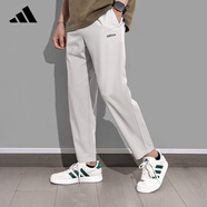 阿迪达斯（adidas）运动透气快干口袋拉链训练健身跑步休闲运动裤JI5689 2XL码