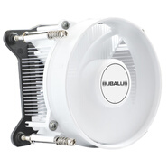 大水牛（BUBALUS）L9W CPU风冷散热器白色(支持INTEL1151/1200平台/酷睿i3/i5/i7/i9/9CM液压轴承风扇/镶铜底座）