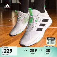 adidas OWNTHEGAME 2.0团队款实战运动篮球鞋男子阿迪达斯官方 白/黑/绿 49