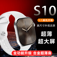 HELLO PLUM智能手表Watch S10顶配版男女蓝牙通话超长续航ultra3+运动手环GPS防水双离线支付nfc成人智能手表 S10Watch ProMax【磨砂银】