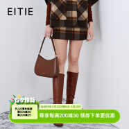 爱特爱（EITIE）复古摩登秋冬新款半身裙大牌女装修身短裙羊毛女裙7606308 深咖88 L 165