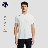DESCENTE迪桑特TRAINING系列综训训练运动健身男士短袖针织衫 WT-白色 2XL (185/104A)