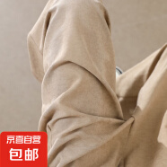 韩系奶奶裤女2025新款薄款腰休闲松紧腰高级感小个子奶芙哈伦裤 卡其-高个子款 XL