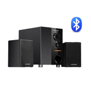 麦博Microlab/麦博 M100台式电脑音响家用2.1低音炮桌面蓝牙音箱 黑色 蓝牙版