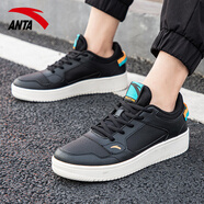 anta kids安踏男鞋运动鞋男高帮板鞋夏季新款霸道店休闲鞋男款鞋子 8022-黑/黄橙 42