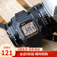 卡西欧（CASIO） 卡西欧(CASIO)户外学生运动防水电子表中性表男士腕表 W-800HG-9A