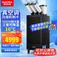 澳柯玛（AUCMA）工业移动空调车间冷风机压缩机制冷一体机商用厨房工厂冷气风扇 【三管大2匹升级款】送原厂风管