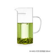 美斯尼玻璃茶壶月牙过滤一体绿茶泡茶器公道杯分茶杯专用功夫茶具 月牙泡茶器_500ml 401mL(含)-500mL(含)