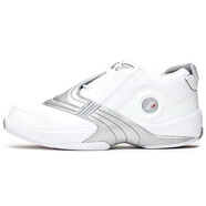 锐步（Reebok）Answer 皮革漆皮 艾弗森 答案 低帮 复古篮球鞋 男款 银白 43