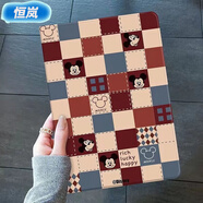 恒岚适用ipad9保护套Air4/5适用苹果平板8九代10.2壳pro11寸mini6卡通米奇格子 格子米奇超萌款01 其他型号不能买