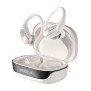 魔声（Monster）X05蓝牙耳机耳挂式入耳佩戴智能降噪运动超长续航游戏音乐双模式小米华为OPPO苹果通用 浅金色