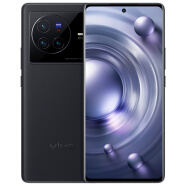 vivo X80 12GB+256GB 至黑 4nm天玑9000旗舰芯片 自研芯片V1+ 蔡司T*光学镜头 双电芯80W闪充 5G 拍照 手机
