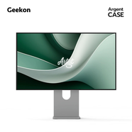 GEEKONArgent CASE Artist27超高清4k显示器电脑显示器护眼屏台式机显示屏 银色 无支架