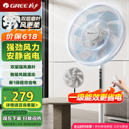 格力（GREE）【双层扩风扇叶】立式电风扇大风量家用落地扇广角摇头定时遥控电扇台地两用落地扇 FSZ-30X65Bg7