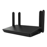 NBKEY高速智能无线wifi6千兆速率高速家用公司用路由器穿墙王无线网络全屋覆盖5G双频合一全网通路由器 黑色-4天线【性价比首选】300M 250*240*45mm
