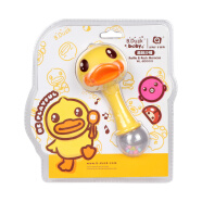 B.Duck小黄鸭新贝宝宝玩具婴儿玩具 安抚玩具 宝宝健身铃声玩具 抓握沙锤WL-BD003