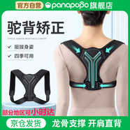 Panapopo驼背背部矫正器成年人男女士佳背矫正神器开肩带防驼专用矫姿带L