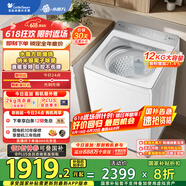 小天鹅（LittleSwan）波轮洗衣机全自动 12公斤 小乌梅轻奢版【TB12VE20DW】水魔方防缠绕 家电国家补贴20%