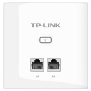 TP-LINK TL-AP456I-PoE薄款 450M无线86型面板式AP 企业级酒店别墅全屋wifi接入 POE供电 AC管理 双网口