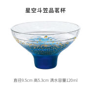 【优品八千代】日本玻璃杯原装进口八千代星空杯水晶玻璃杯耐热茶水杯情侣礼物杯子 星空斗笠杯 限量现货 欲购从速 顺丰