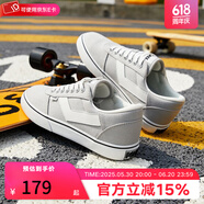 波尼（PONY）滑板鞋Skate男女低帮休闲帆布运动鞋 231U1SK03GR 灰色 39