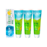 纳爱斯牙膏纳爱斯牙刷清新口气防蛀维他命C营养学生家庭装牙膏 165g*3支纳爱斯柠檬绿茶牙膏 165g