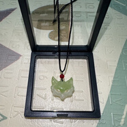 狐狸面罩项链国风美学狐狸吊坠守护灵男女编织情侣闺蜜礼物 L087狐狸面具青雾项链