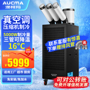 澳柯玛（AUCMA）工业移动空调车间冷风机压缩机制冷一体机商用厨房工厂冷气风扇 【三管大2匹高温可用】5000W制冷