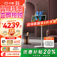 小度添添闺蜜机Pro4K版  LG屏幕 移动随心屏平板电视自由屏智慧屏 长续航版27英寸大屏旋转 优惠补贴 【PRO4K版8+256G】添添闺蜜机