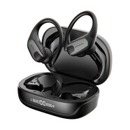 魔声（Monster）X05蓝牙耳机耳挂式入耳佩戴智能降噪运动超长续航游戏音乐双模式小米华为OPPO苹果通用 黑色