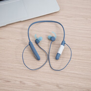 索尼（SONY）WI-SP500 SP510半入耳式挂脖无线运动蓝牙耳机跑步耳麦 SP510蓝色9新裸机 官方标配