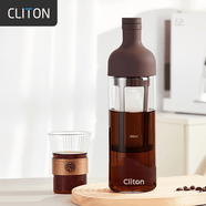 CLITON冷萃咖啡壶 滤网冷萃杯咖啡过滤壶凉水壶泡茶壶冰滴壶冷泡瓶1L