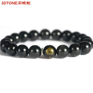 石头记（istone）新品/石头记黑曜石手链十二生肖本命佛守护神男女款本命年手串 (圆珠10mm)文殊菩萨-兔