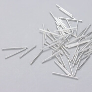 胖东来同款德国品质纯银耳钉999足银s养耳棒女防过敏耳针学生隐形 999纯银 耳棒5对 +银饰袋子 +耳