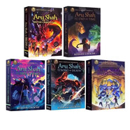 新版 英文原版 波西杰克逊与神火之盗 第一季五部曲 1-5礼盒装 Percy Jackson Collection 第一季 希腊神话冒险 Rick Riordan 青少年奇幻小说 绿山墙 波西杰克逊书