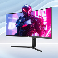 泰坦军团 34英寸电竞带鱼屏 165Hz高刷WQHD广色域 1500R曲面屏21:9 旋转升降HDR400炒股票准4K显示器C34A1R