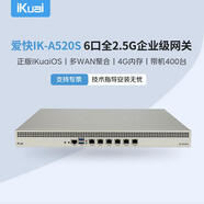 爱快（iKuai）企业级路由器 支持企业级VPN、防火墙、IPTV、云计算、企业级网关 A520S丨带机400