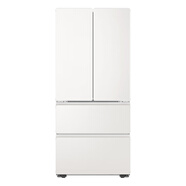 海尔（Haier）零嵌法式四门冰箱460升四开门家用变频风冷无霜一级小户型电冰箱零距离自由嵌入式底部前置散热 490L统帅白色钣金丨594mm专业超薄丨黑金净化